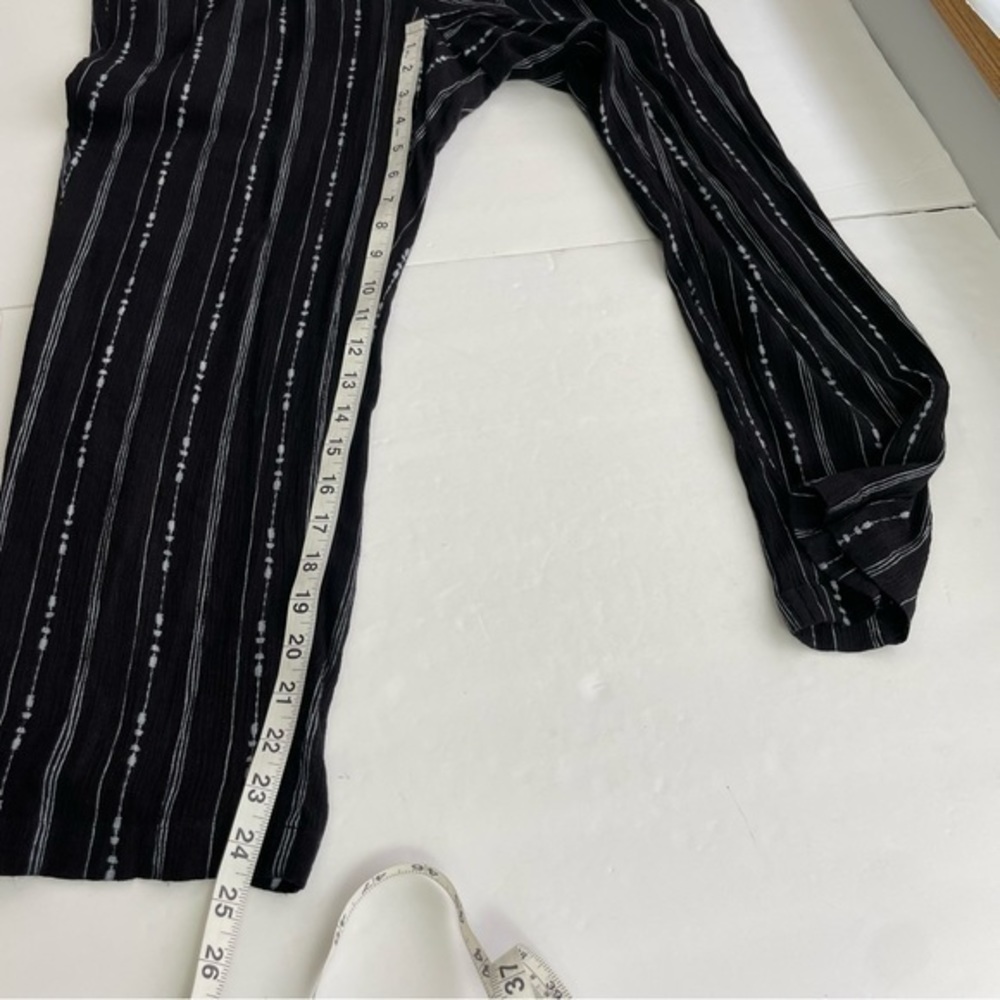 Allison Joy Corey Black Patterned Pants - Picture 17 of 17